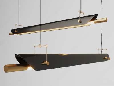 现代吊灯3D模型下载